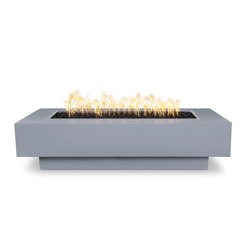 The Outdoor Plus Coronado 108" Powder-Coated Metal Rectangular Fire Pit