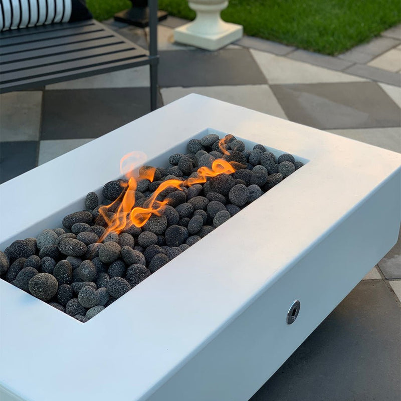 The Outdoor Plus Del Mar 96" GFRC Rectangular Fire Pit