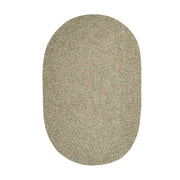 Sandi Bayleaf braided indoor/outdoor rug by Rhody Rug — oval runner