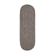 Sandi Graphite braided indoor/outdoor rug by Rhody Rug