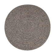 Sandi Graphite braided indoor/outdoor rug by Rhody Rug