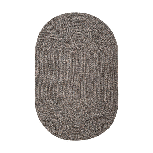 Sandi Graphite Braided Indoor/Outdoor Rug