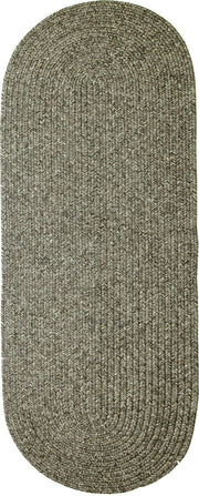 Sandi Graphite braided indoor/outdoor rug by Rhody Rug