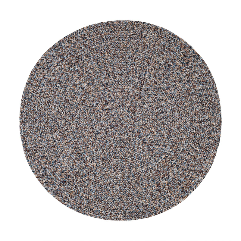 Sandi Denim braided indoor/outdoor rug by Rhody Rug