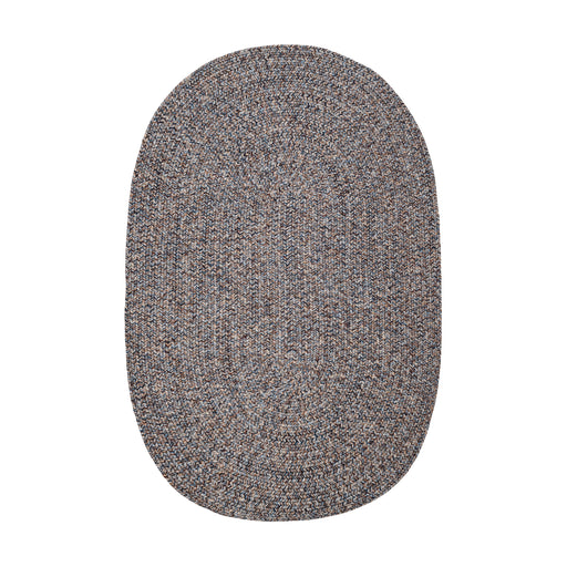Sandi Denim braided indoor/outdoor rug by Rhody Rug
