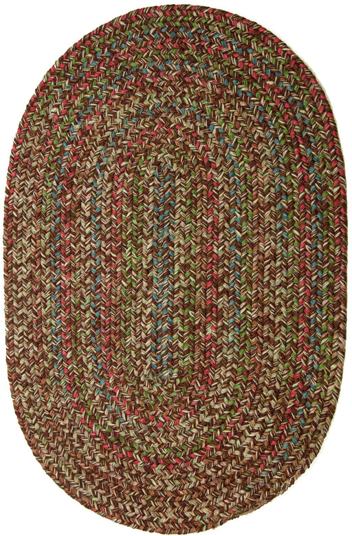 Sophia Brown braided indoor rug by Rhody Rug