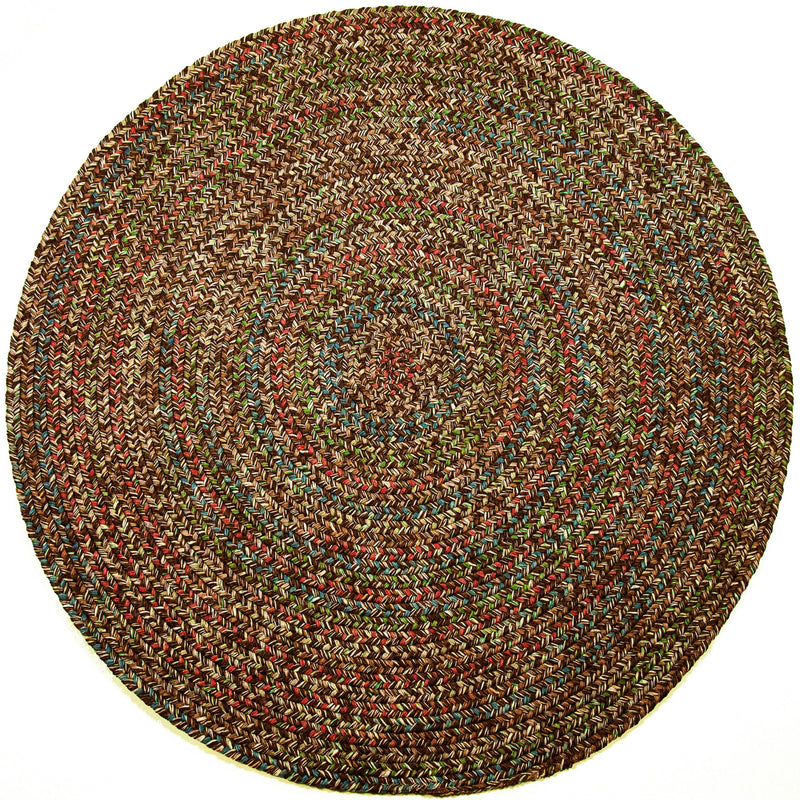 Sophia Brown braided indoor rug by Rhody Rug