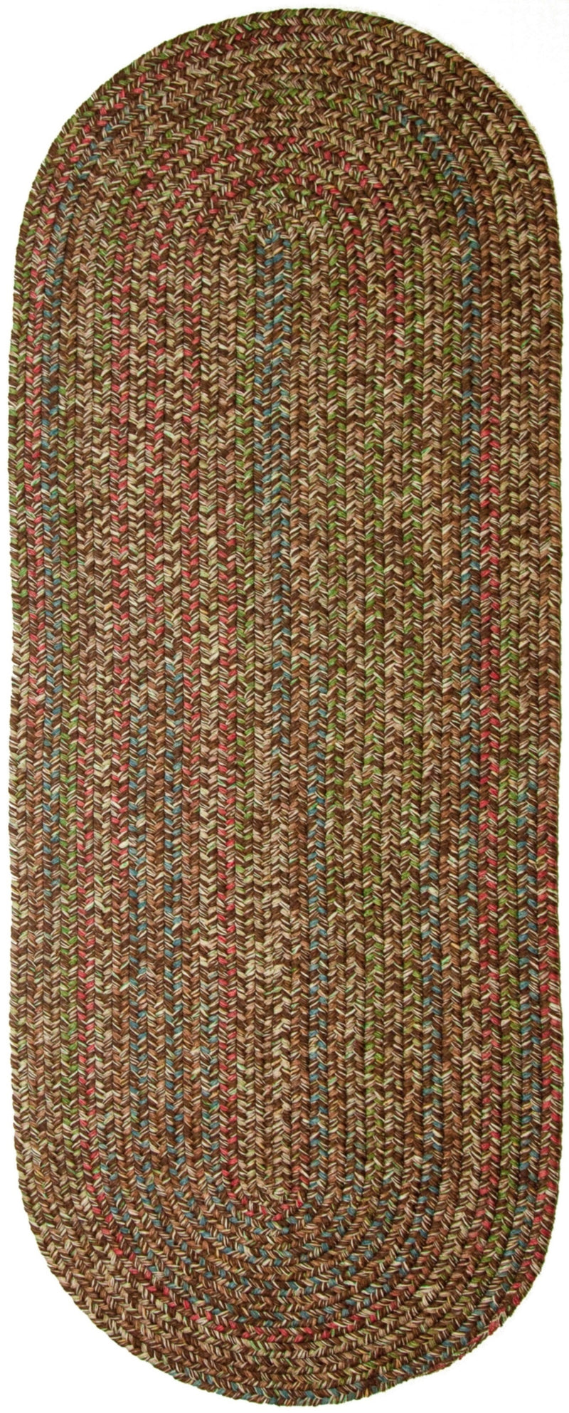 Sophia Brown braided indoor rug by Rhody Rug