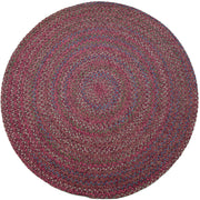Sophia Burgundy Red braided indoor rug by Rhody Rug