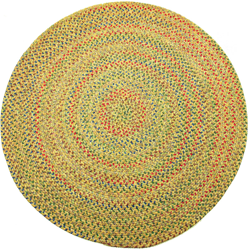 Sophia Sand Natural braided indoor rug by Rhody Rug