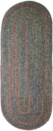 Sophia Graphite Gray braided indoor rug by Rhody Rug