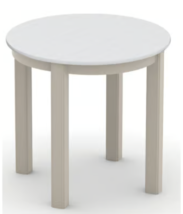 Telescope 21" Round Origins End Table