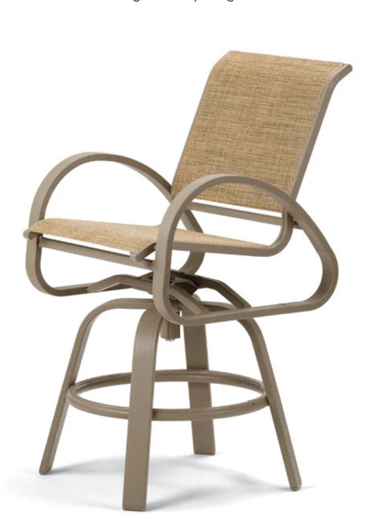 Telescope Aruba II Sling Balcony Height Swivel Café Chair