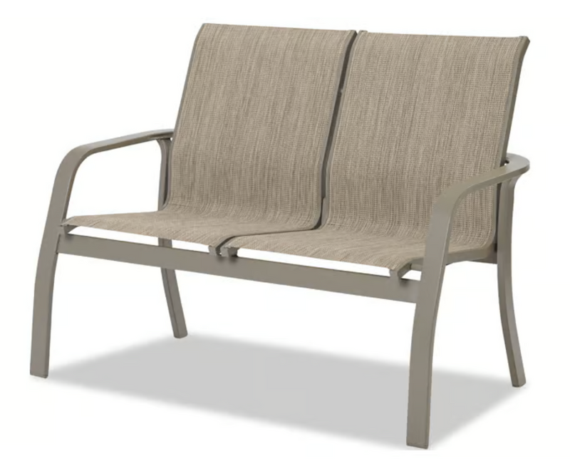 Telescope Soho Sling Stacking Two-Seat Loveseat