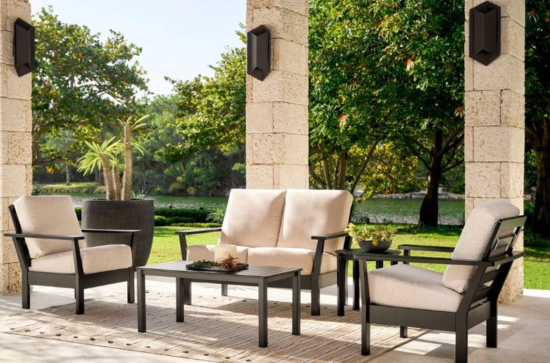 Telescope Antero MGP Deep Seat Arm Chair with Sunbrella Cushions