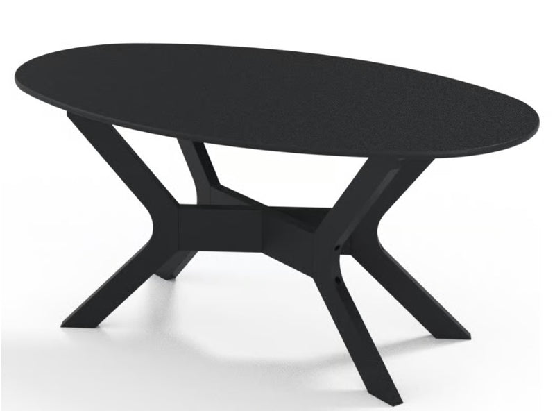 Telescope 24" x 42" Oval Coffee Table