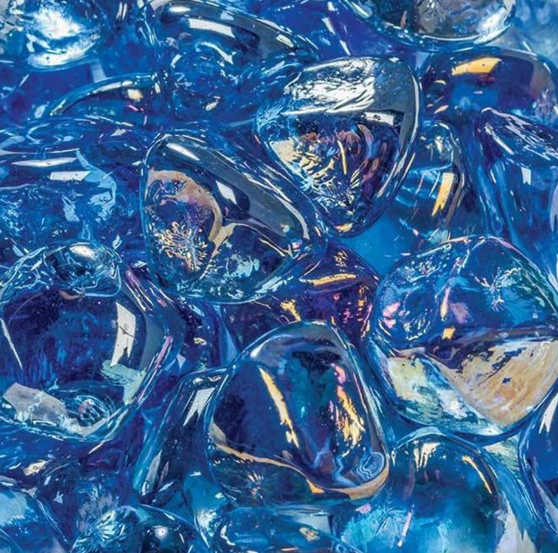 Tropitone Fire Pebbles Blue Sky Reflective 15 Pound Box