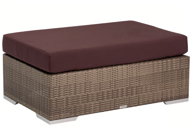 Tropitone Arzo Woven Rectangular Ottoman