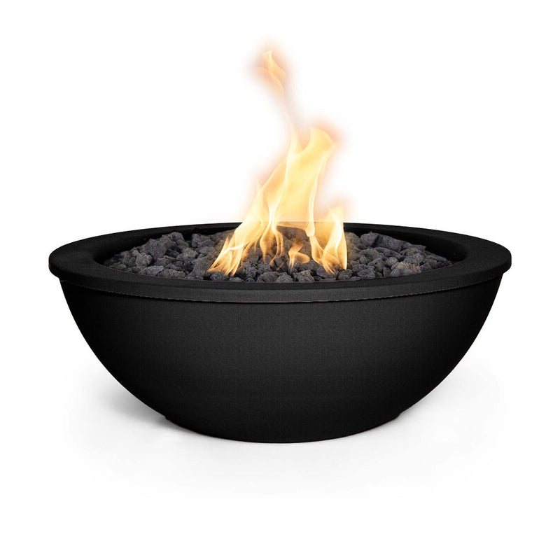 The Outdoor Plus Maya 27" Square Powder-Coated Metal Fire Bowl