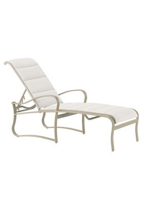 Shoreline Padded Sling Chaise Lounge