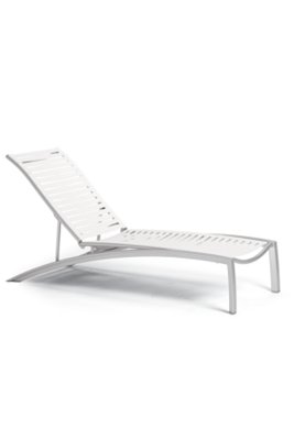 South Beach EZ SPAN™ Ribbon Segment Chaise Lounge Armless