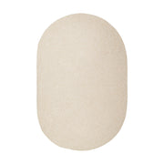 Elegance Pale Sand braided indoor/outdoor rug by Rhody Rug — oval runner
