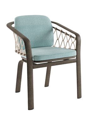 Trelon Rope Stacking Dining Chair