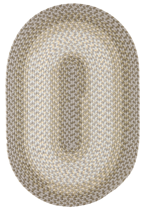 Twin River Frosty Multi Braided Indoor/Outdoor Rug