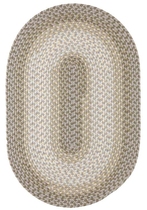 Twin River Frosty Multi braided indoor/outdoor rug by Rhody Rug