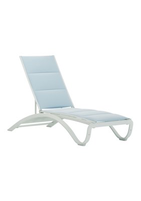 Twist Padded Sling Chaise Lounge