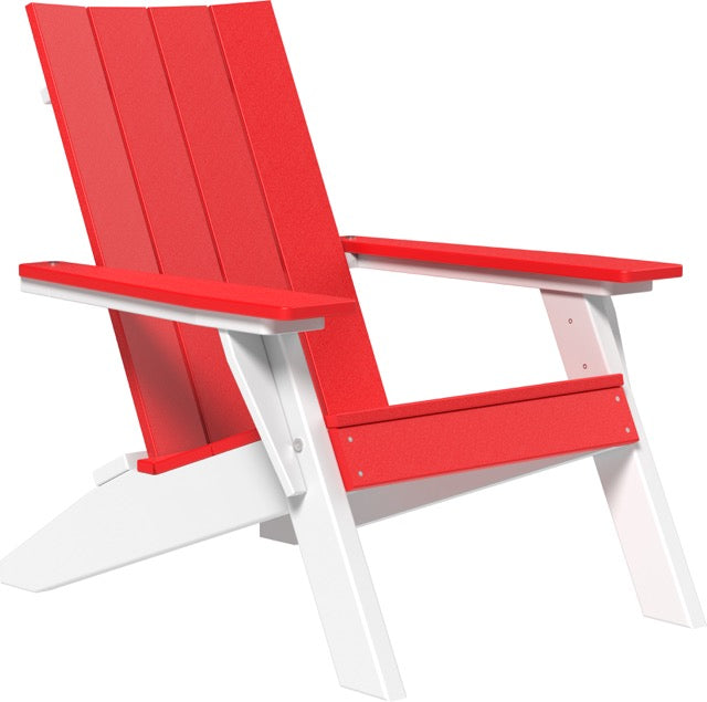Urban Adirondack Chair Red White