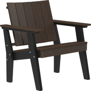 Urban Chat Chair Brazilian Walnut Black
