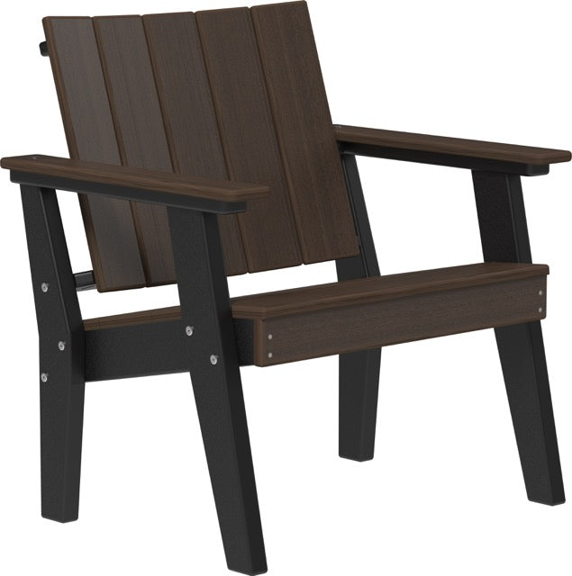 Urban Chat Chair Brazilian Walnut Black