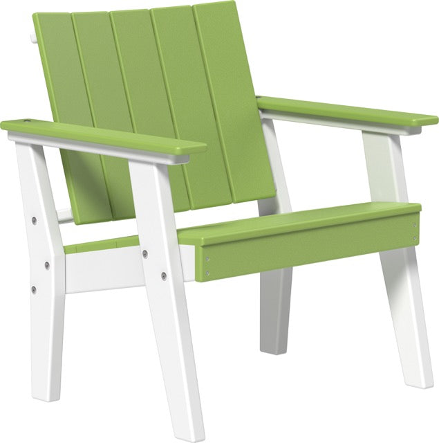 Urban Chat Chair Lime Green White