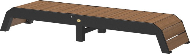 Urban Chaise Lounge Antique Mahogany Black 1