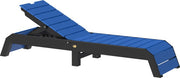Urban Chaise Lounge Blue Black