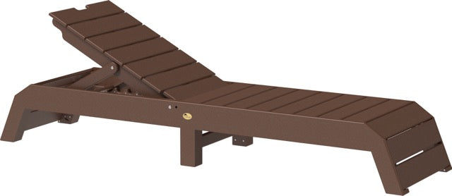 Urban Chaise Lounge Chestnut Brown