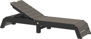 Urban Chaise Lounge Coastal Gray Black