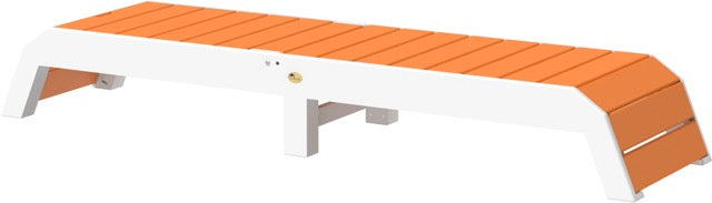 Urban Chaise Lounge Tangerine White 1