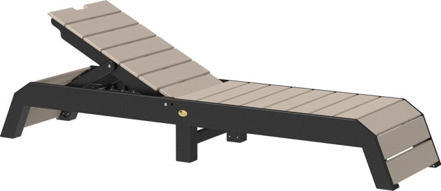 Urban Chaise Lounge Weatherwood Black