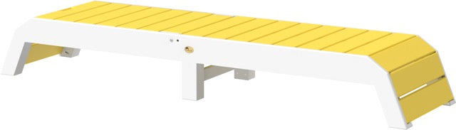 Urban Chaise Lounge Yellow White 1