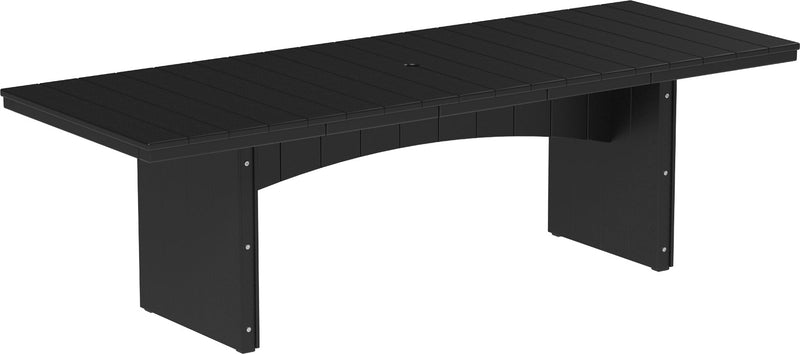 Urban Dining Table 3 x 8 Rect Black