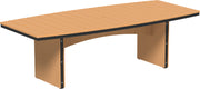Urban Dining Table 4 x 8 Oval Cedar Black