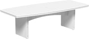 Urban Dining Table 4 x 8 Oval White Dining