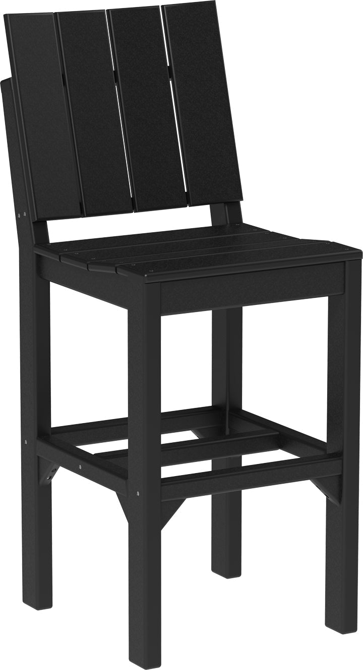 Urban Side Chair Bar Height Black