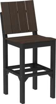 Urban Side Chair Bar Height Brazilian Walnut Black