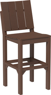 Urban Side Chair Bar Height Chestnut Brown