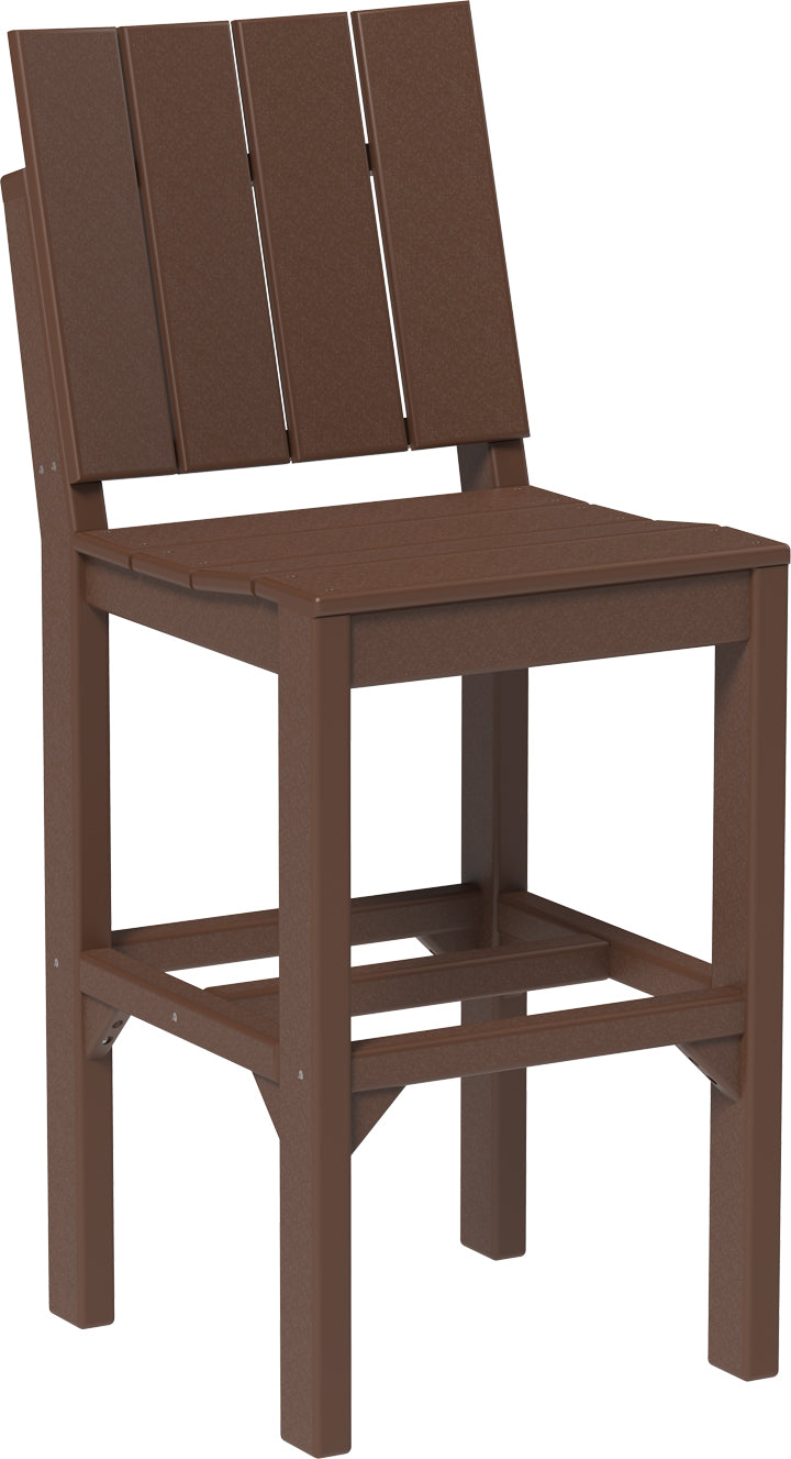 Urban Side Chair Bar Height Chestnut Brown