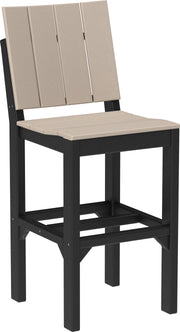 Urban Side Chair Bar Height Weatherwood Black