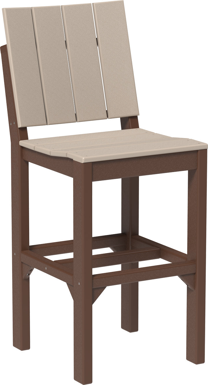 Urban Side Chair Bar Height Weatherwood Chestnut Brown